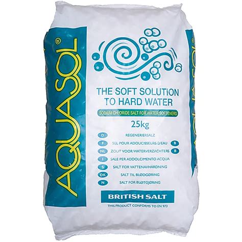 AQUASOL Water Softener Salt Tablets 25KG x 4 Bags .